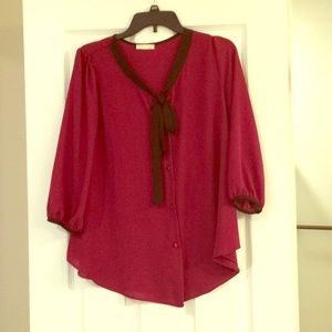 3/4 sleeve blouse